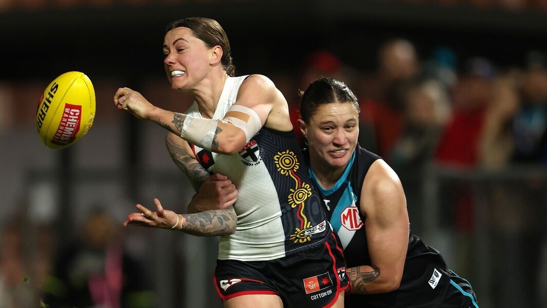 St Kilda Saints captain Jack Steele in action