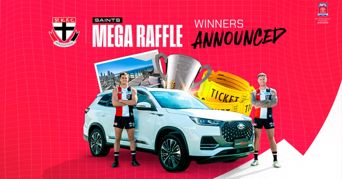 Winners announced for 2024 Saints Mega Raffle