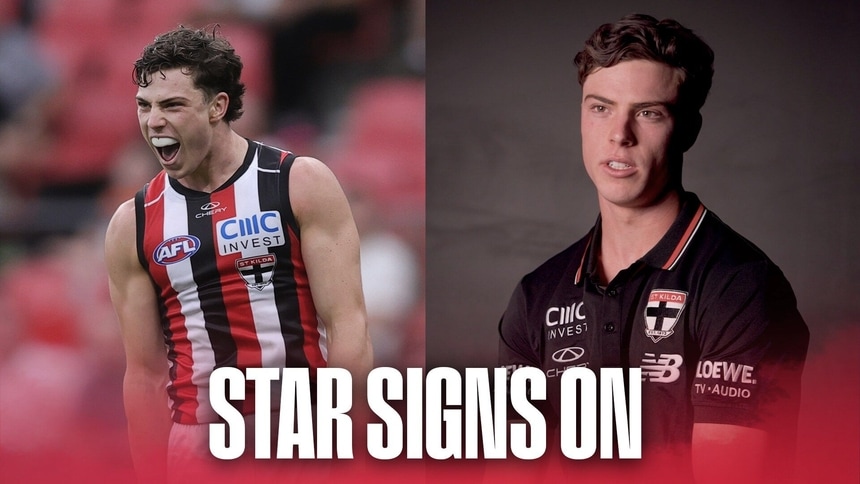 Darcy Wilson on re-signing at St Kilda